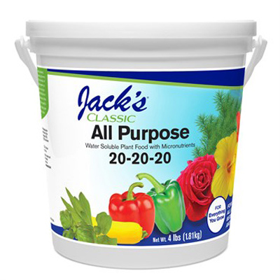 Jack's Classic All Purpose Plant Food 20-20-20