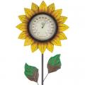 STAKE, 45.25"H SUNFLOWER THERMOM