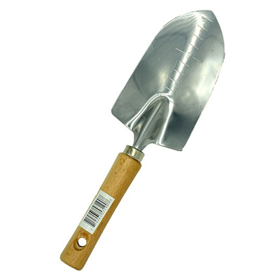 Wood Handled Planting Trowel