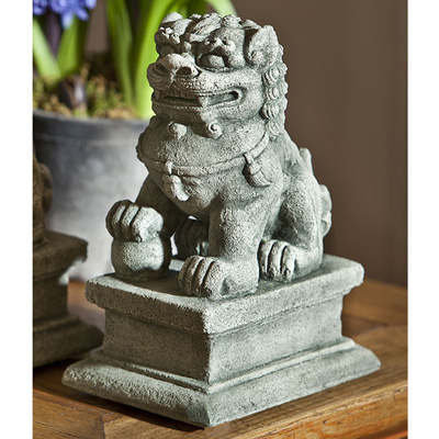 TEMPLE FOO DOG, SMALL RIGHT 7#