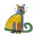 SITTING CAT, BARNYARD 14" X 15"H