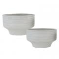 BOWL, LINEAR 9.5" WHITE