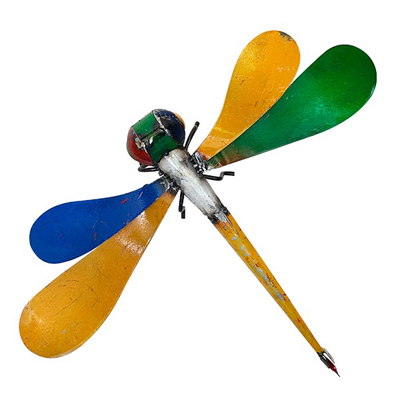 STAKE, 25"H KIMBERLEY DRAGONFLY