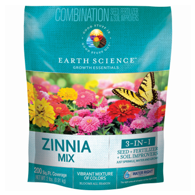 SEED MIX, ZINNIA 2LB