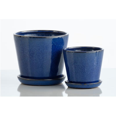 POT, PATRICE BLUE LG 7"