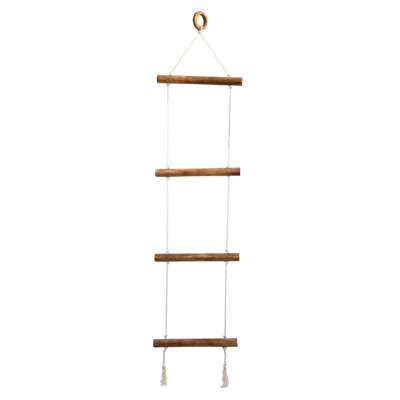 MACRAME HANGING BLANKET LADDER