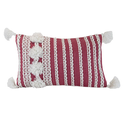 PILLOW, JULES MAGENTA 14 X 22