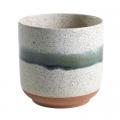 POT, MATEO 5.25"W X 5"H WHITE