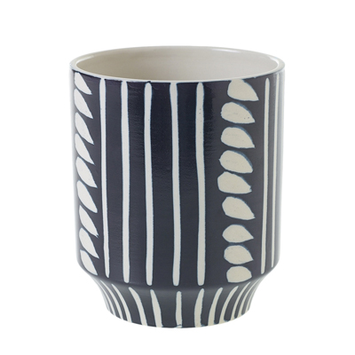 POT, ZIVA 5.25" W X 6.25"H