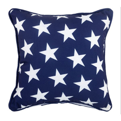 PILLOW, STARS 17" SQ