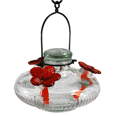 H'BIRD FEEDER, BLOOM- CLEAR