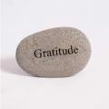 MINI STONE, 2-3" GRATITUDE