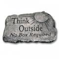"Think Outside" No Box Required Stone