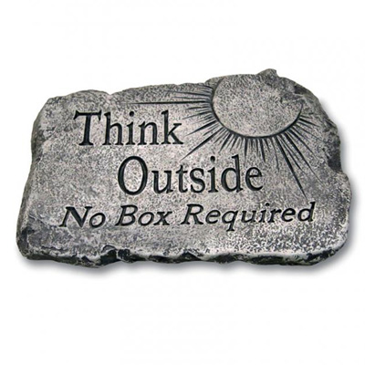 STONE, "THINK OUTSIDE..."  10"