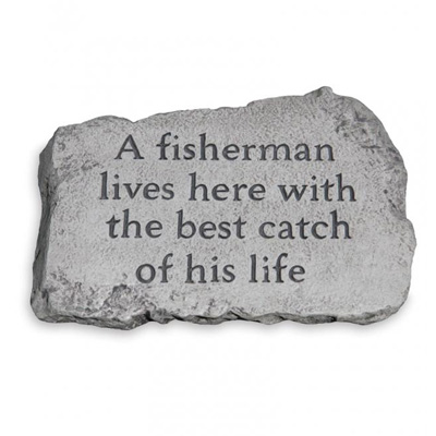 STONE, "A FISHERMAN..."  10"