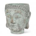 PLANTER, BUDDHA HEAD XLG 8"H