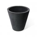 PLANTER, 26" CRETE BLACK