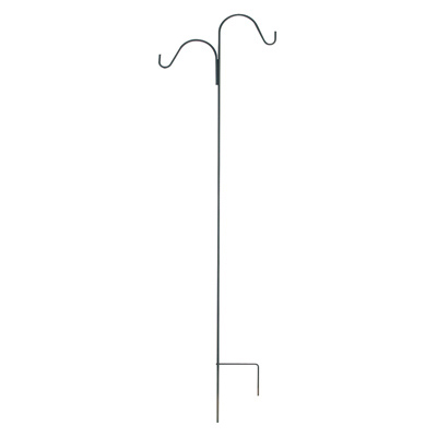 SHEPHERD HOOK, 84" DBL BLK.