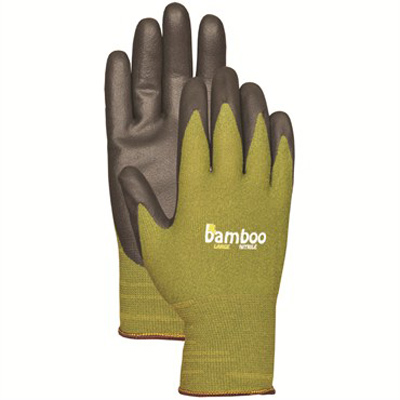 GLOVE, BAMBOO NITRILE PALM MED