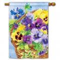 FLAG, PANSY BLOOMS