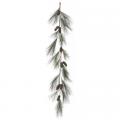 White Pine Garland with Pine Cones