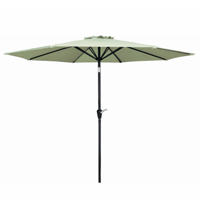 Green 9' Steel Umbrella