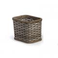 BASKET, WOVEN RECTANGLE SMALL