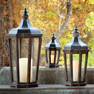 LANTERN, 32"H HILLCREST LG