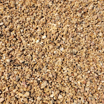 PEA GRAVEL, CU YD