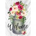 FLAG, MILK CAN FLOWERS