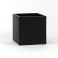 PLANTER, 6.5"X6"H SQUARE BLACK