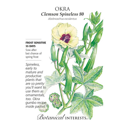 OKRA CLEMSON SPINELESS 80