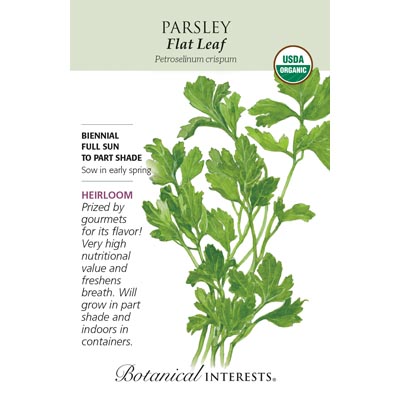 PARSLEY FLAT LEAF ORG