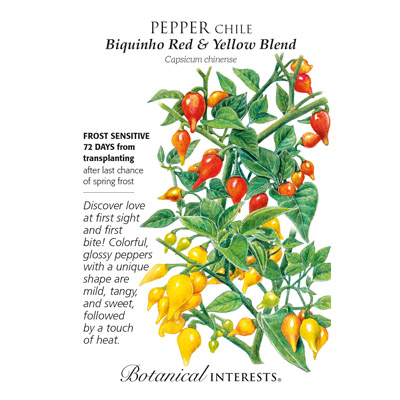 PEPPER CHILE BIQUINHO RED/YELLOW