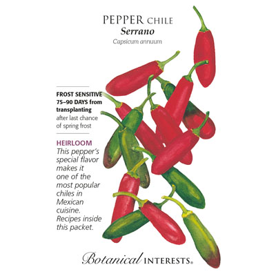 PEPPER CHILE SERRANO