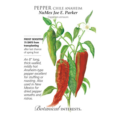 PEPPER CHILE ANAHEIM JOE PARKER