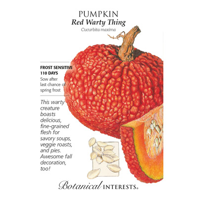 PUMPKIN RED WARTY THING