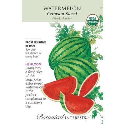 WATERMELON CRIMSON SWEET ORG