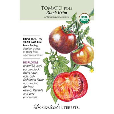 TOMATO POLE BLACK KRIM ORG