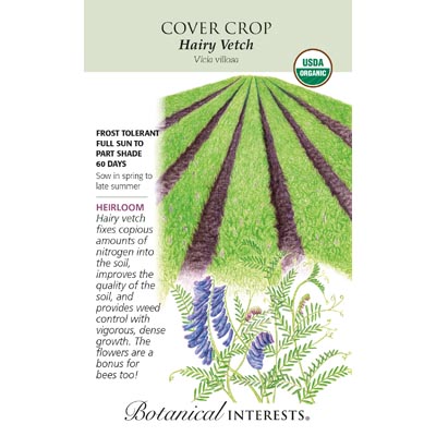 COVER CROP HAIRY VETCH ORG