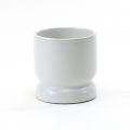 BOWL, MODERN PEDESTAL 4" WHITE