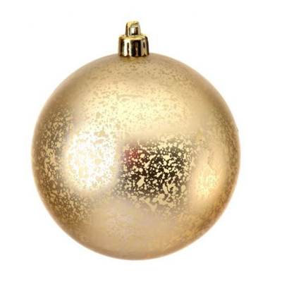 Champagne Mercury Matt Ornaments (Box of 6)