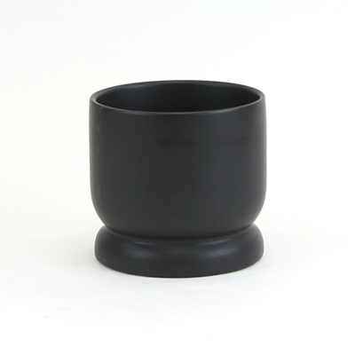 BOWL, MODERN PEDESTAL 5.3" BLACK