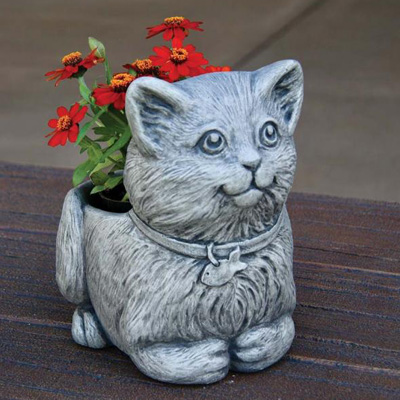 PLANTER, MITTENS THE KITTEN 12#