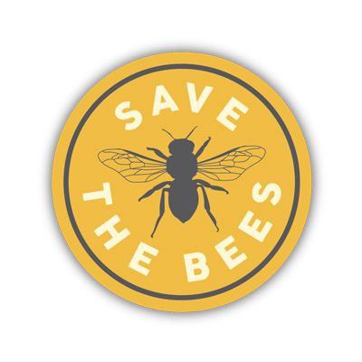 STICKER, SAVE THE BEES