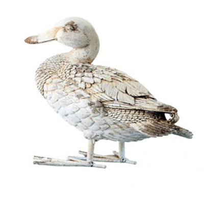 BIRD, 8.5"RESIN WEATHERED DUCKS