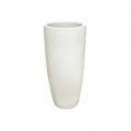 PLANTER, 20" TALL TAPER 2T/WHITE