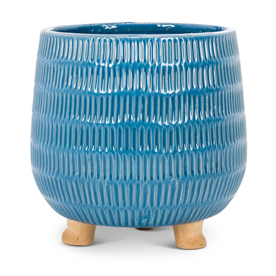 PLANTER, MED BELLY BLUE