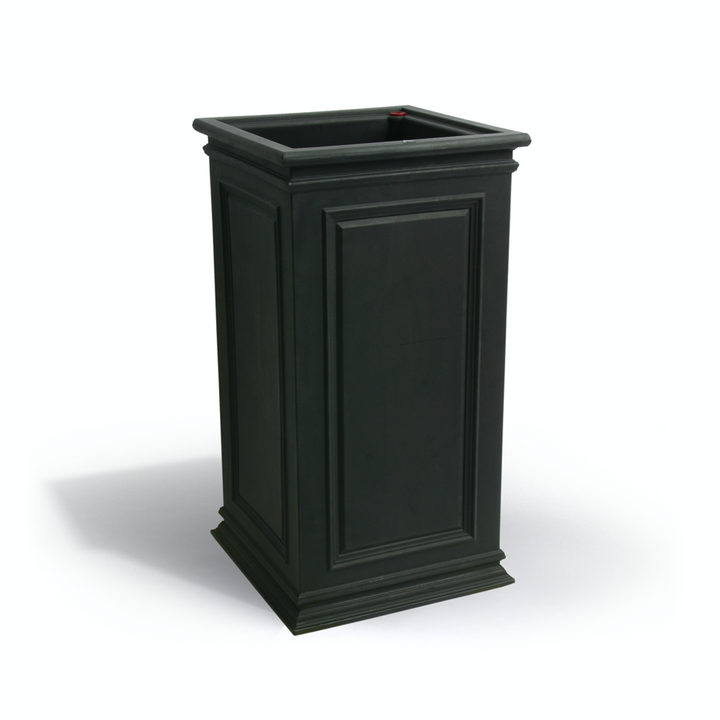 PLANTER,27" COVINGTON TALL BLACK