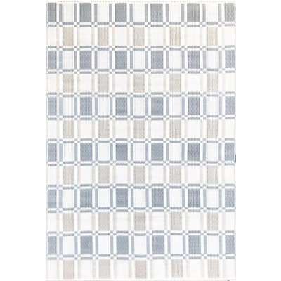 MAT, PLAID OFF WHITE/STONE 4'X6'